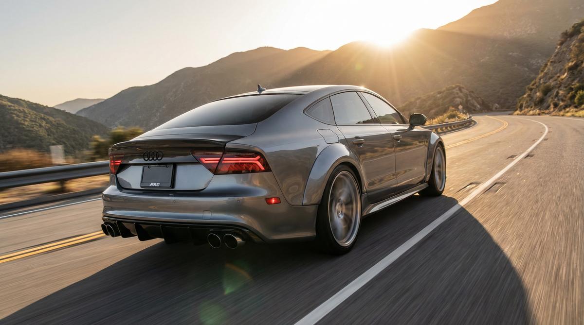 国产 - 奥迪A7山路试驾视频